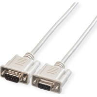 Roline RS232 Cable, DB9 M - F, 10 m