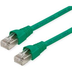 Telegärtner TELEGÄRTNER RJ45 Patch Cord S/FTP, Cat.6A, LSZH, green, 2 m