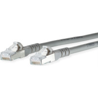 Metz Connect Patchkabel Cat.6A AWG 26, LSOH, grau, 1 m
