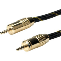 Roline GOLD 3.5mm Audio Connetion Cable, M/M, 2.5 m