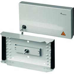 Telegärtner TELEGÄRTNER FO Compact Splice Box, 265x150x55 mm, RAL 7035