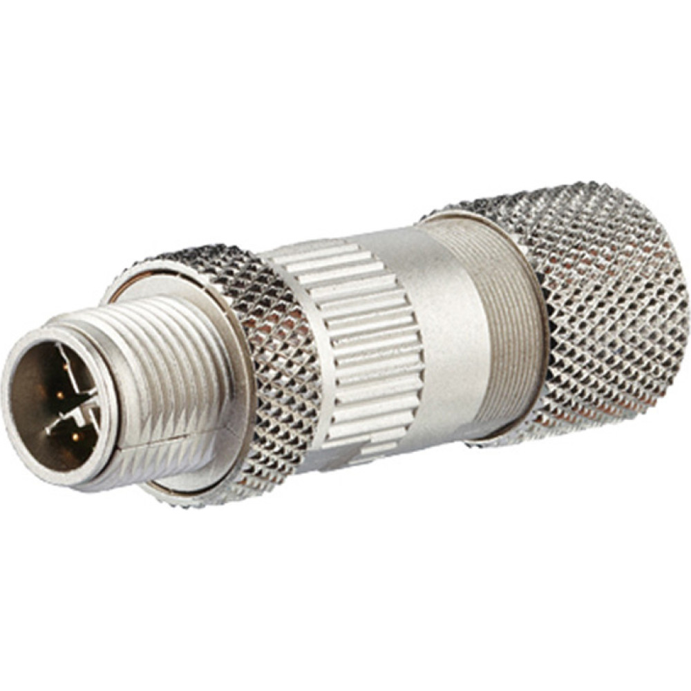 Metz Connect E-DAT M12 X-codiert, feldkonfektionierbarer Stecker