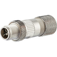 Metz Connect E-DAT M12 X-codiert, feldkonfektionierbarer Stecker