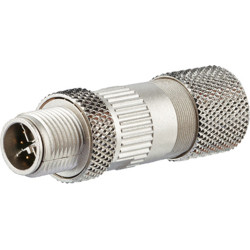 Metz Connect E-DAT M12 X-codiert, feldkonfektionierbarer Stecker