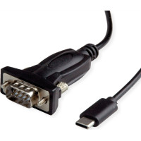 Value Converter Cable USB Type C to Serial, black, 1.8 m