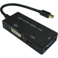 Adapteris miniDP > DP / VGA / HDMI, M > F, v1.2, Value