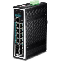 Trendnet Industrie Switch 12Port Gbit ManagedL2+ PoE+ Metall