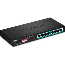 Trendnet Switch 8-port Gbit PoE+ long range 200m 65W Metal