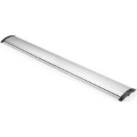 Roline 2-Channel Aluminum Floor Cable Cover, 139 x 22 mm, silver, 1.1 m