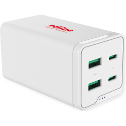 Roline USB Charger, 4 Ports (2x USB-C, 2x USB-A QC 3.0), max. 120W