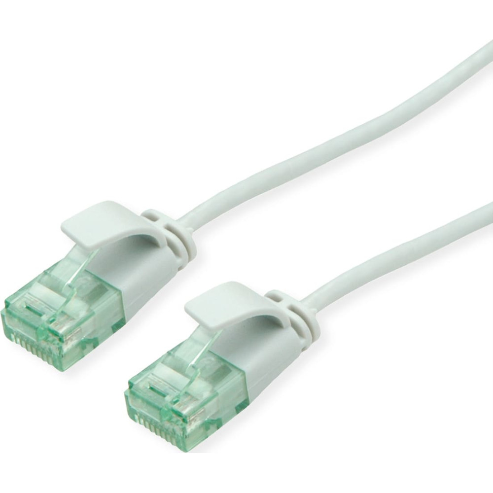 Roline Recycled Material ROLINE RM UTP Data Center Patch Cord Cat.6A (Class EA), Slim, grey, 1 m
