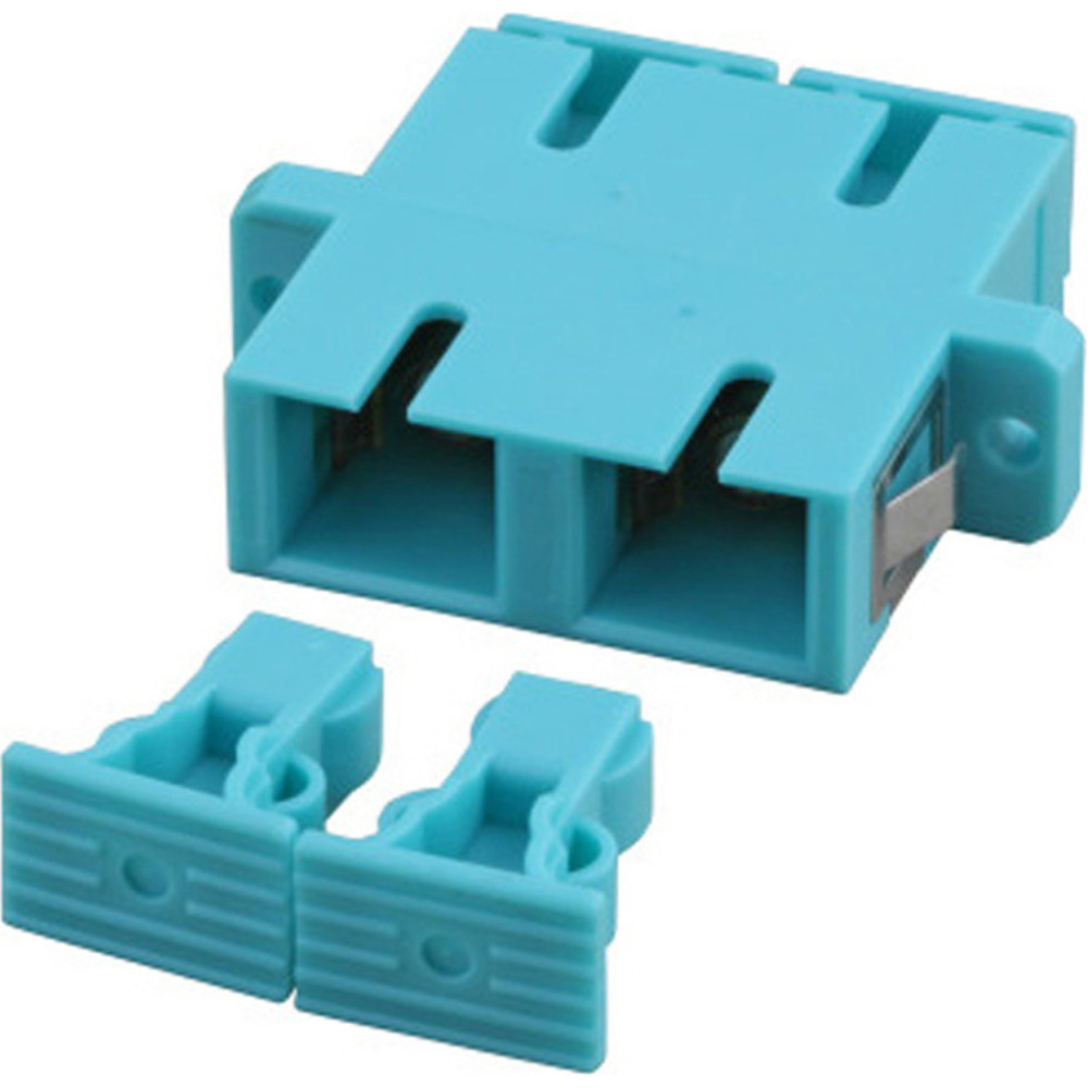 Divers LWL-Kupplung, SC/SC duplex, turquoise