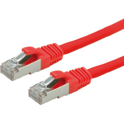 Value S/FTP Patch Cord Cat.6 (Class E), halogen-free, red, 2 m