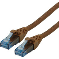 Roline UTP Patch Cord Cat.6A, Component Level, LSOH, brown, 2 m