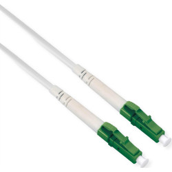 Roline Fibre Optic Jumper Cable 9/125µm, OS2, LC/LC, APC, simplex, LSOH, armoured, white, 10 m