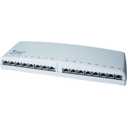 Telegärtner TELEGÄRTNER Mini Distributor MPD16 K Cat.6A, alpine white, CU-MD MPD16 C6A LSA s