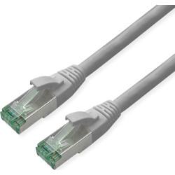Roline Recycled Material ROLINE RM S/FTP (PiMF) Patch Cord Cat.6A, grey, 1 m