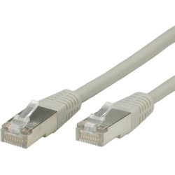 Value S/FTP (PiMF) Patch Cord, Cat.6 (Class E), grey, 10 m