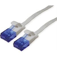 VALUE UTP Patch Cord, Cat.6A (Class EA), extra-flat, grey, 2 m