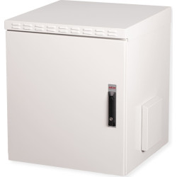 Roline 19-inch wall-mounted housing Pro 12 U, 600x600 WxD IP55 outdoor grey