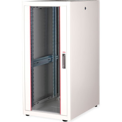 Roline 19-inch network cabinet Basic 26 U, 600x800 WxD glass door grey