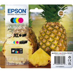 Epson 604XL ink cartridge 4 pc(s) Original High (XL) Yield Black, Cyan, Magenta, Yellow
