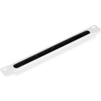 Roline 10-inch cable feed, with brush strip 0.5U grey