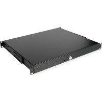 Roline 19-inch keyboard insert 1 U, 400 T lockable black