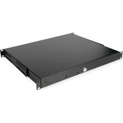 Roline 19-inch keyboard insert 1 U, 400 T lockable black