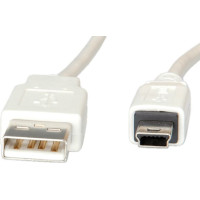 Secomp USB 2.0 Cable, Type A - 5-Pin Mini, 0.8 m
