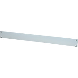 Apranet 19"-Blindplatte 1 HE, Stahlblech, grau