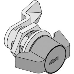 Apranet Knebel-Vorreiber, für 19" Racks
