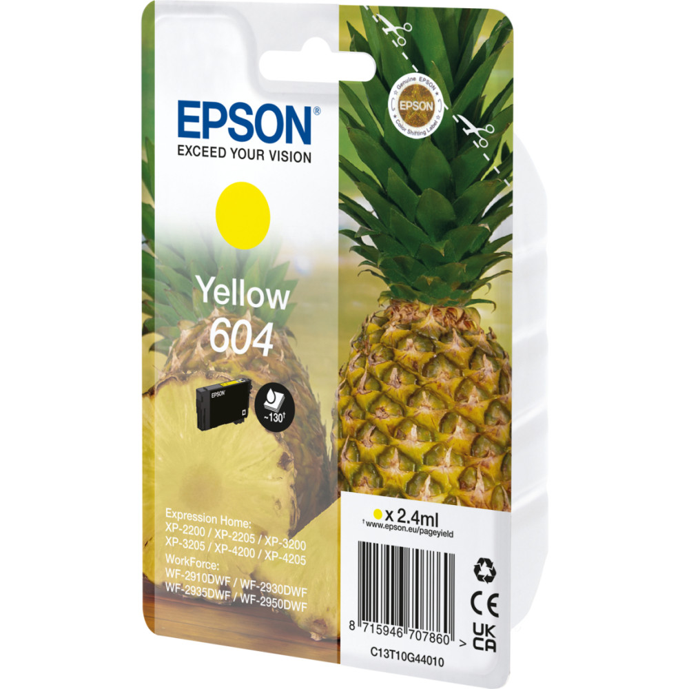 Epson 604 ink cartridge 1 pc(s) Original Standard Yield Yellow