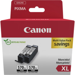 Canon 0318C010 ink cartridge 2 pc(s) Original High (XL) Yield Black