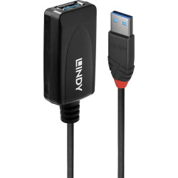 Lindy USB 3.0 Aktiv-Verlängerung Typ A/A M/F 5m