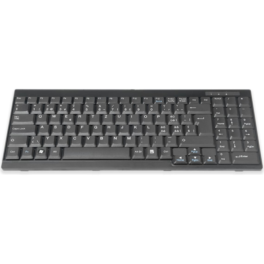 Digitus Keyboard Suitable for TFT Consoles, Swiss Layout