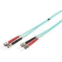 Digitus Fiber Optic Multimode Patch Cord, OM 3, ST / ST