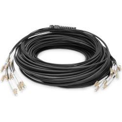 Digitus Pre-assembled Fiberglass Universal Breakout Cable, Multi Mode OM4, 12 Fibers, LC/UPC - LC/UPC