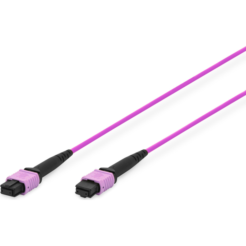 Digitus Fiber Optic Patchcord, MPO, Female, OM4, Method A, 1m