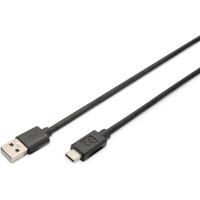Digitus USB Type-C connection cable, Type-C to A