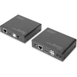 Digitus 4K HDMI HDBaseT? 2.0 KVM Extender Set, 100 m
