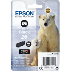 Epson Polar bear C13T26114012 tintes kārtridžs 1 pcs Oriģināls Standarta produktivitāte Foto melns