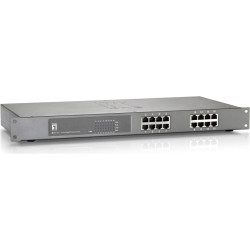 Level One LevelOne Switch 16x GE GEP-1621             19" 250W 16xPoE+