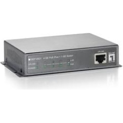 Level One LevelOne GEP-0521 tīkla pārslēgs Nepārvaldīts Gigabit Ethernet (10/100/1000) Power over Ethernet (PoE) Pelēks