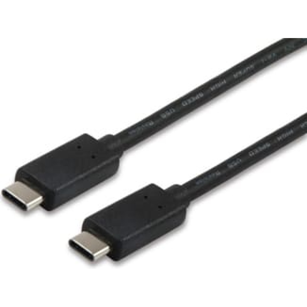 Equip USB Kabel 2.0 C -> C       St/St  1.00m 3A 480Mbps  sw Polybeutel