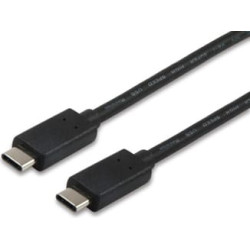 Equip USB Kabel 2.0 C -> C       St/St  1.00m 3A 480Mbps  sw Polybeutel