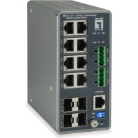 Level One LevelOne IGU-1271 tīkla pārslēgs Vadīts L3 Gigabit Ethernet (10/100/1000) Pelēks