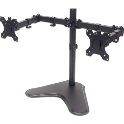 Manhattan 461559 monitora stiprinājums un statīvs 81,3 cm (32") Galds Melns