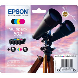 Epson Patrone Epson 502 4er-Pack black + color               T02V6