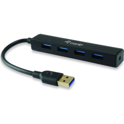 Equip USB-Hub 4-Port 3.0  ->4x3.0      ohne Netzteil schwarz